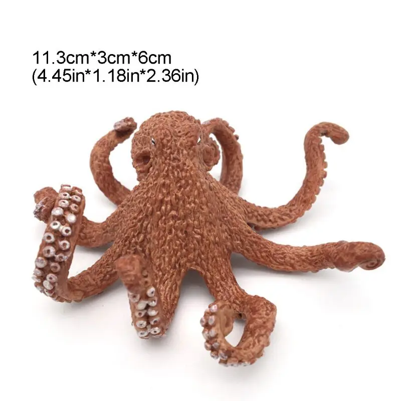 

Realistic Octopus Sea Life Model Solid Plastic Figure Ocean Party Decorations