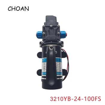 

100W DC 12V 24V Home Car Wash Agricultural Sprayer Self Priming Suction Electric Diaphragm Pump with Fan Mini Water Pump 12 24 V