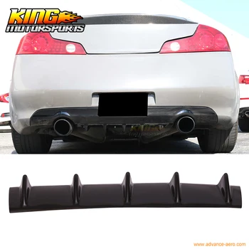 

Fit For 12 13 14 15 16 Tesla Model S Rear Diffuser Wing Unpainted ABS