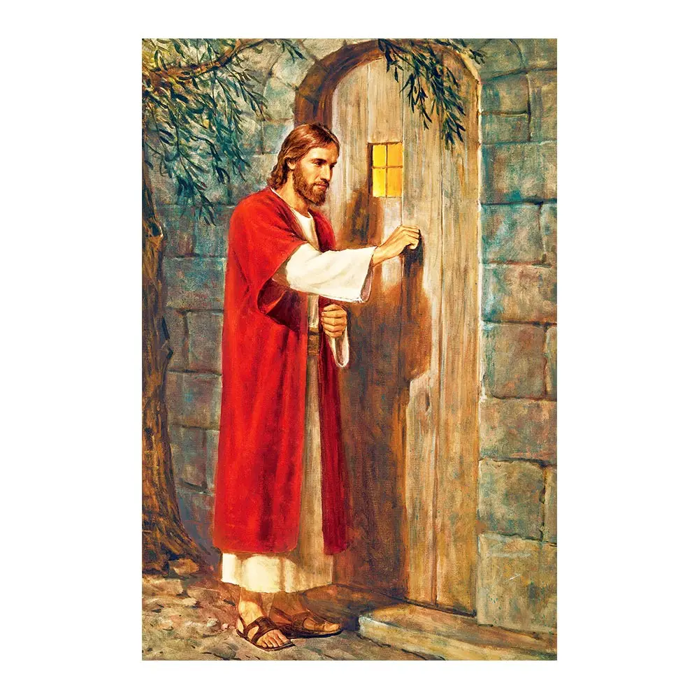 Jesus Cross Full Drill 5D Round Diamond Painting DIY Cross Stitch Kits Art Man
