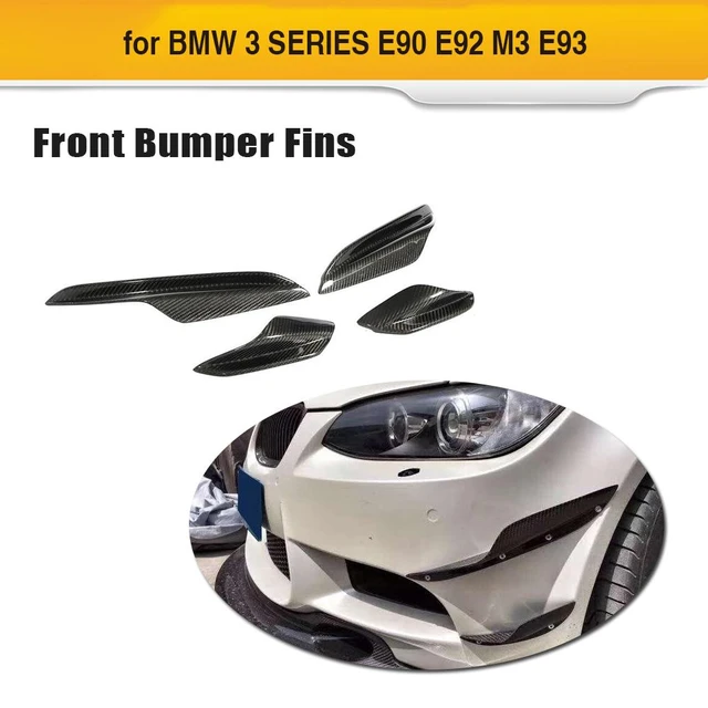 Car Carbon Fiber Front Bumper Lip Fin Splitter Spoiler - AliExpress