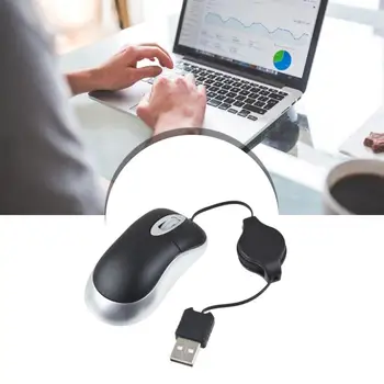 

Mini USB Mouse Wired Gaming Game Mice For PC Laptop Computer E-sports Extension Cord Computer Mouse for Office