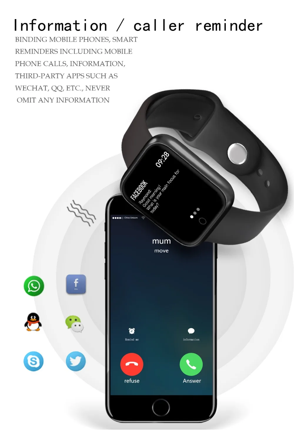 Смарт-часы для мужчин, умные часы, монитор сердечного ритма, браслет, водонепроницаемый браслет, фитнес-трекер, Android, спортивный ремешок для Iphone