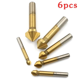 

Supplies Chamfer Cutter Set 3 Flute High speed steel Countersink Drill