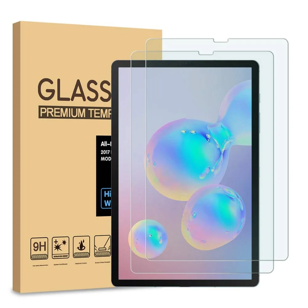 2 упаковки 9H защитная пленка из закаленного стекла защитный экран для samsung Galaxy Tab S6 SM-T860 SM-T865