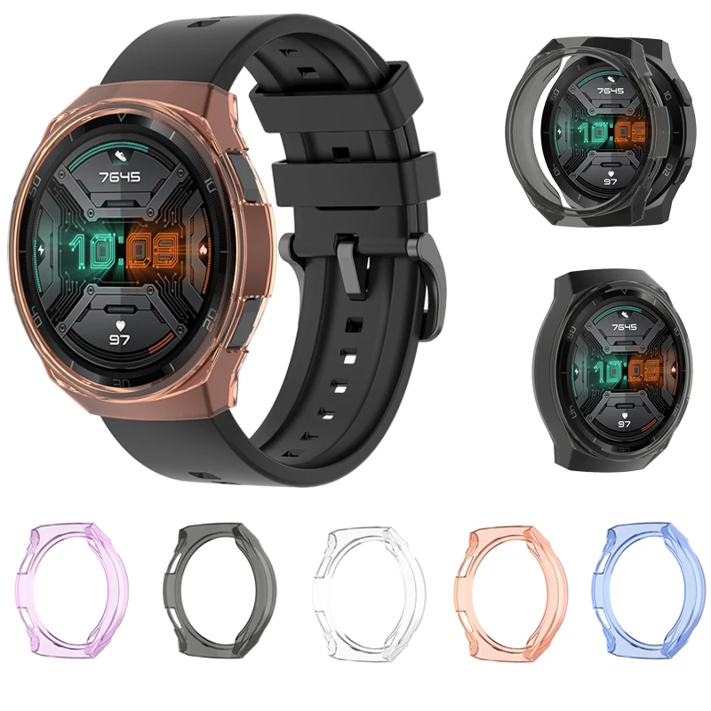 Per Huawei Watch Gt2E Gt 2E Custodia In Tpu Custodia Protettiva Antiurto In Silicone Gt2E 46Mm Smart Watch Cornice Protettiva In Tpu Morbido