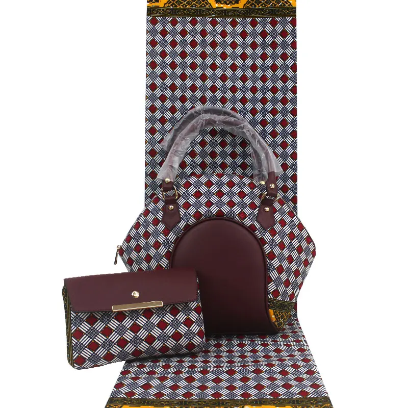 Популярные сумочки высокого качества в африканском стиле голландский воск принты 6 ярдов из вощенной ткани для пошива одежды H17080201 - Цвет: 18