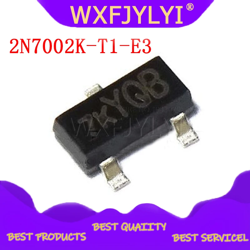50pcs/lot 2N7002K-T1-E3 2N7002K-T1 SOT-23 2N7002K 2N7002 MOSFET N-CH 60V 300MA SMD New Original | Электронные компоненты и