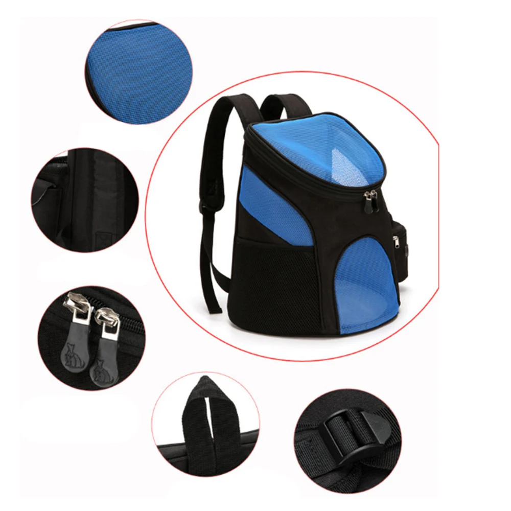 Сумка на плечо для собак на открытом воздухе, рюкзак для питомцев, кошек, дорожная сумка для переноски, сетчатая, с окошком, дышащая, переноска