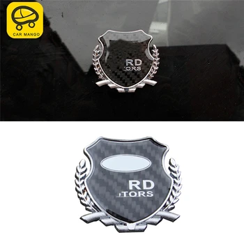 

CAR MANGO For Ford KUGA Escape 2017 2018 Car Styling Decoration Wheat Badge Emblem Cover Trim Frame Sticker Exterior Accessories