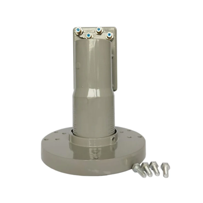 Quatro saída c-band lnb 5/5150/5750mhz para antena de satélite, repetidor de sinal, tv prato, dvb-s/s2, solução anti-interferência