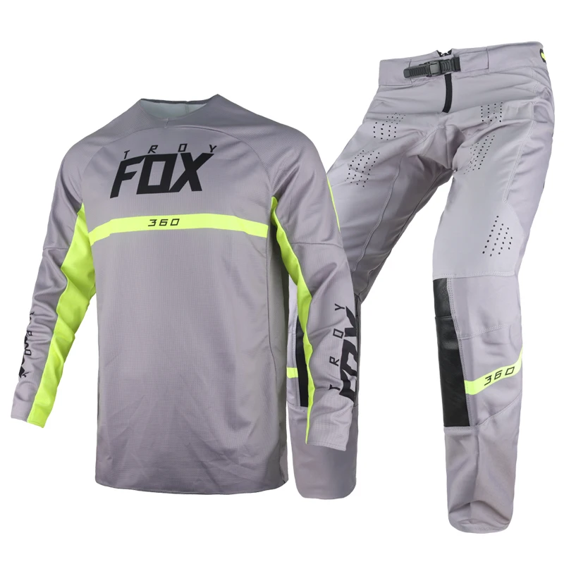 2022 Troy Fox Merz 360 MX Jersey Pant Set Combo Kit Motocross Downhill Dirt Bike ATV UTV BMX DH Enduro MTBto Motor Suit Mens