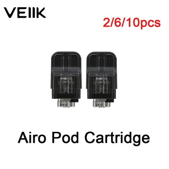 

2pcs /lot Original VEIIK Airo Replacement Pod Cartridge 2ml capacity with 1.2Ω Coil for VEIIK Airo Pod Kit