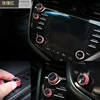 5pcs/set Aluminum Switch Cover Car Air Conditioning Audio Function Button Circle Trim For Toyota Camry 2022  styling moldings ► Photo 1/6