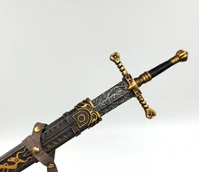 

In Stock 1/6 TBLeague PL2021-183A Saintess Knight Gold Version Long Sword Belt For Hanging The Sheath Model Scene Component