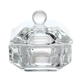 

1 pcs New For Liquid Powder Tool Crystal Dappen Dish Nail Art Acrylic