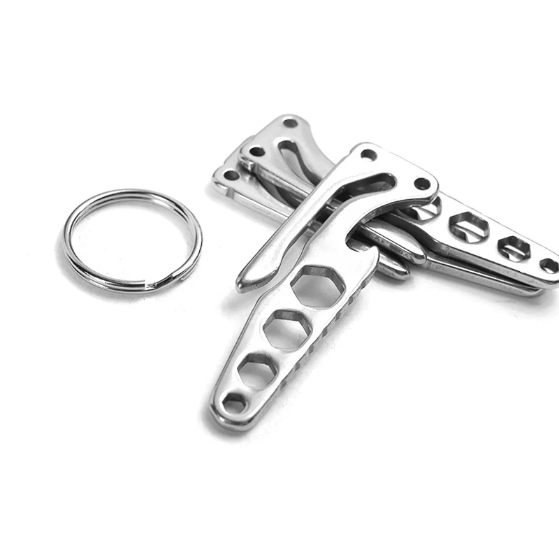 

Outdoor Multi-Function Hanging Buckle Bag Key Clip Key Chain Mini Tool Bottle Opener Wrench