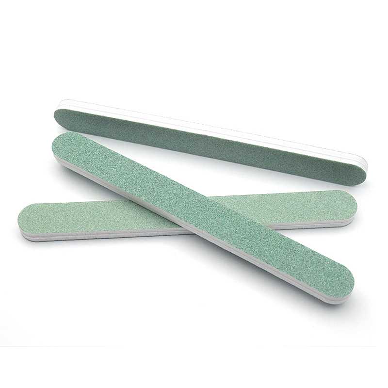 50Pcs/lot Professional Nail File Accessories Grit 120/180 Green Sanding Blocks All UV Gel Emery Board File Set New Sandpaper Hot