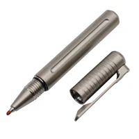 MINI bolígrafo de escritura corto, de aleación de titanio, para negocios, firma de oficina, 1 unidad