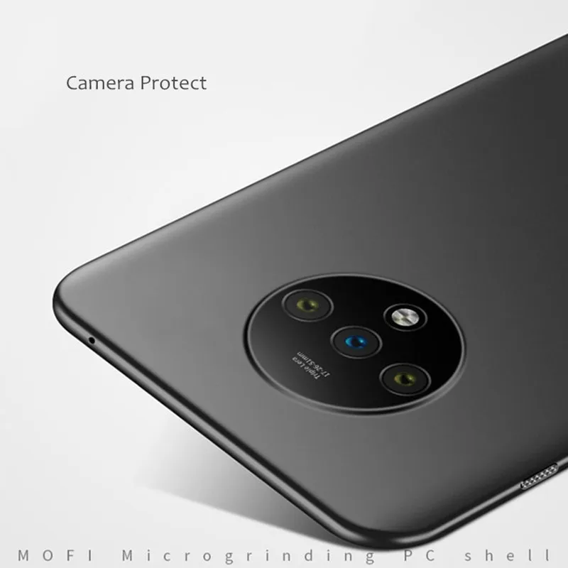 Чехол MOFi oneplus 7t pro, чехол one plus 7 t, Жесткий Чехол для задней панели из поликарбоната, защитный чехол 1+ 7 t, черный противоударный чехол