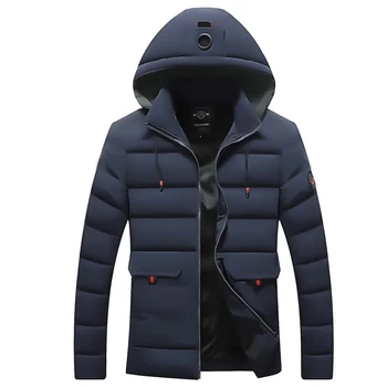 

New Fashion Casual Cool Thick Parka Winter Warm Waterproof Windproof Hooded Thicken Jacket Men Coat Mens Outwears Mens Clothes