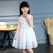 Праздничное платье для девочек г. Платье для девочек, детские платья принцессы с цветочным рисунком летний детский костюм Одежда для девочек-подростков 6, 8, 12 лет