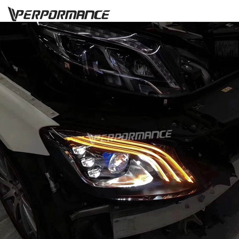W222 спереди светодиодный свет для S500 S600 S600L передние фары 2014 ~ 2019 год|Обвесы| |