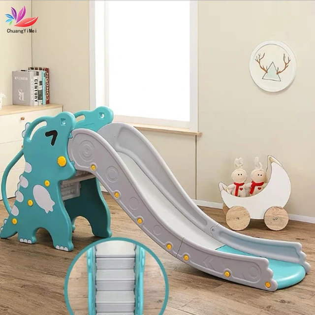 US $34.99 Baby Slides And Basketball Box Dinosaur Style Children Indoor Home Kindergarten Baby Playground Chi