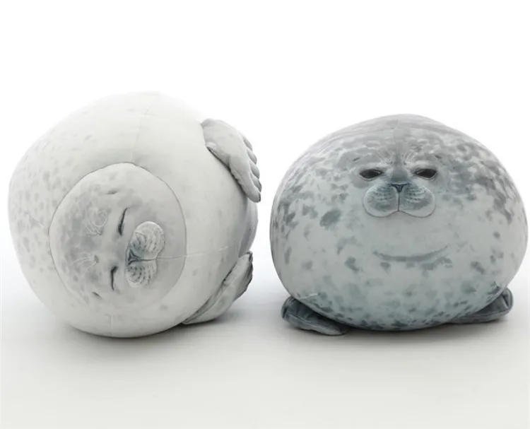 Cute Seal Lion Plush Toys 3D Novelty Animal Seal Pillows Soft Plush Seals Toys Stuffed Plush Housewarming Party Hold Pillow