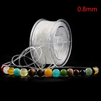 

Bracelet Elastic Strong Jewelry Making String Stretch Crystal Beading Craft Round Rope Findings Wire DIY Line Necklace