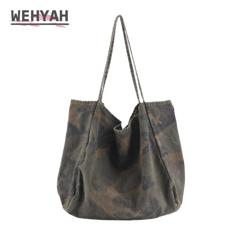 Wahyah дамские ручные сумки для женщин камуфляж большой клатч сумка на плечо