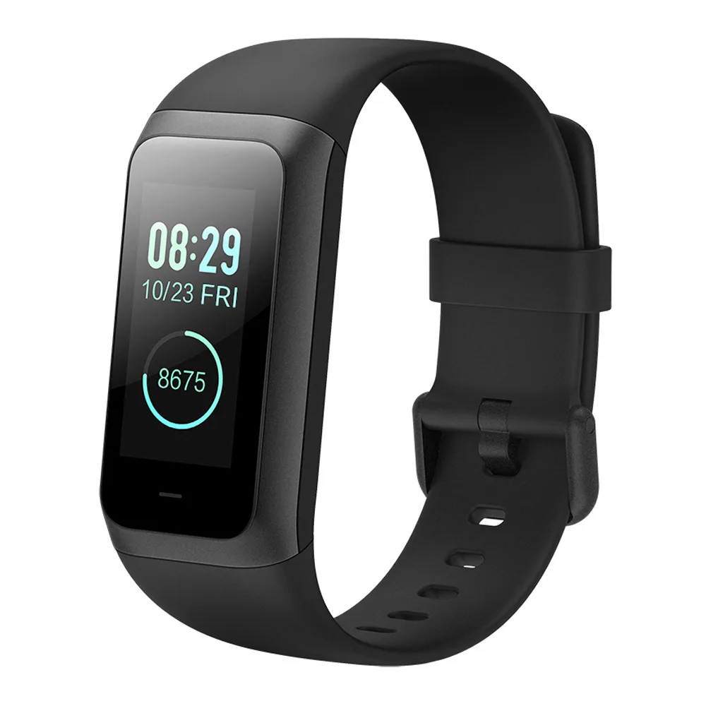 Amazfit Band Cor 2 умные часы 5ATM водонепроницаемые 2.5D цветные из нержавеющей стали для