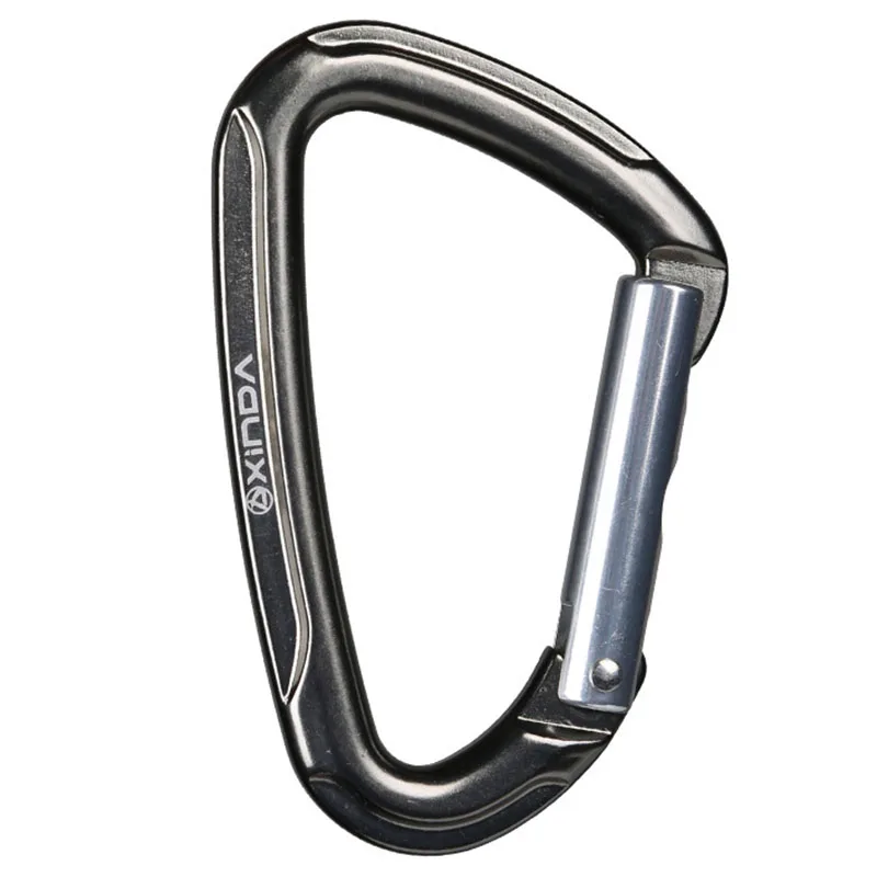 Карабины наружные ледяные скалолазания оборудования D форма CE 24KN Magnalium Abseiling Quickdraws Многофункциональный замок безопасности Quickdraw