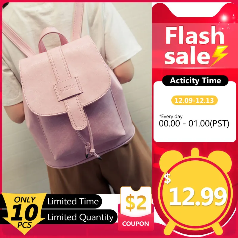 Flash deal модный рюкзак низкая цена женские рюкзаки Черная пятница специальный - Цвет: pink
