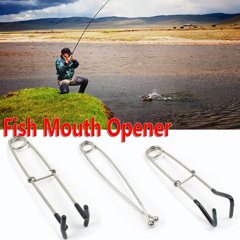 Fishing Decoupling Portable Fish Mouth Spreader Stainless Steel Fish