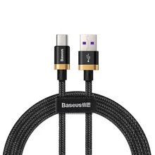 Кабель Baseus usb type c 5А быстрая зарядка данных для huawei P20 P30 mate 20 Зарядное устройство usb c кабель для samsung s9 xiaomi Android 1m 2m