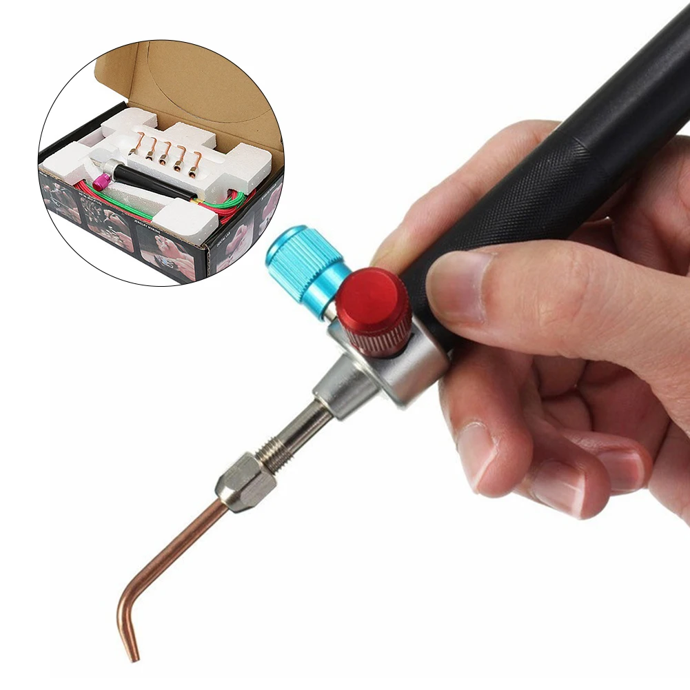 

With Tips Home Multipurpose Jewelry Tools Heat Resistance Precise Oxygen Micro-joining Gas Welding Torch Dentistry Mini Durable