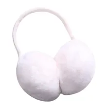 Разноцветные меховые наушники унисекс из меха кролика рекс