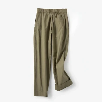 

2020 New Cotton Pants Ladies Summer Spring Casual Female Loose Pockets Trousers