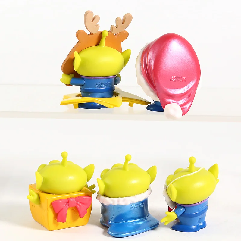 Toy Story Aliens в стиле «Маленький зеленый Для мужчин зимние вечерние мини ПВХ Фигурки Коллекционная модель игрушки куклы 5 шт./компл