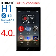 Ruidu H1 полный сенсорный экран MP3-плеер Bluetooth 8 Гб музыкальный плеер со встроенным динамиком поддержка fm-радио Запись видео электронная книга