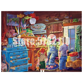 

The Fly Maker Children dog Needlework Embroidery DIY Full Diamond Painting Cross Stitch Square Rhinestone Handmade Room Crafts