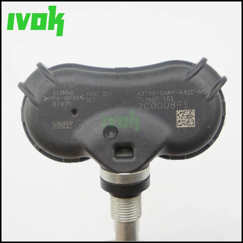 4 шт./лот TRW датчики в сборе, монитор давления в шинах для Honda 42753-SNAY-A810-M1 42753SNAYA810M1 315 МГц