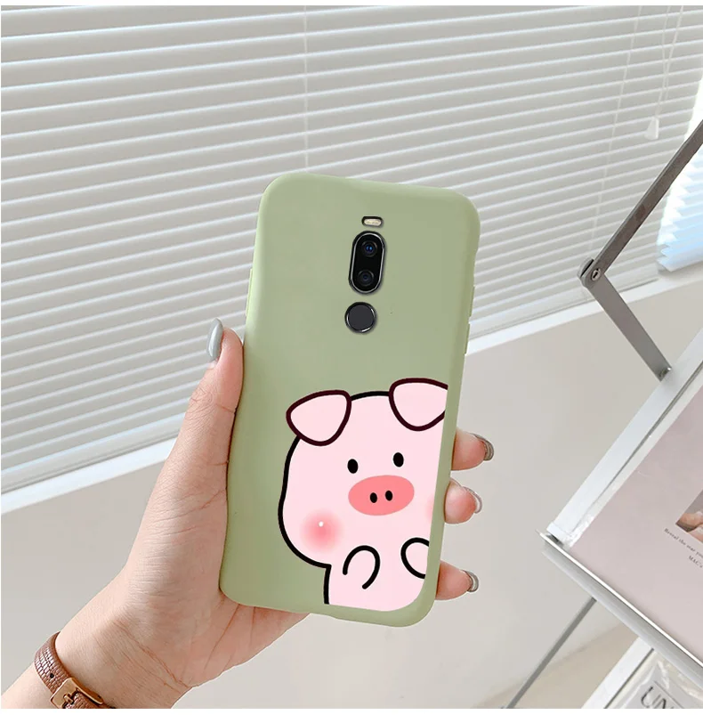 Cute Animal Pattern Phone Cover For Meizu X8 Case Cartoon Soft Silicone Painted Shell Shockproof Protection Bags