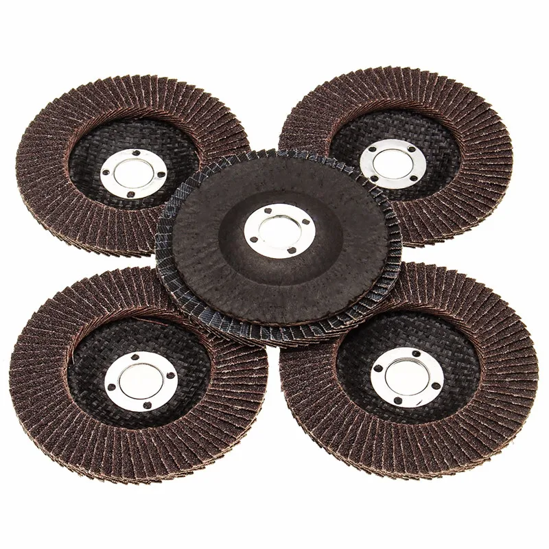 10pcs100mm 4 дюйма 80 зернистость плоский наждачный диск угловой шлифовальный круг для шлифования, резки, профилирование кромок/Beveling Dics