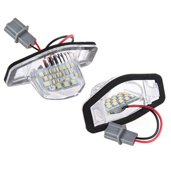 

2x Error Free Led License Plate Light Lamp For Honda Crv Fit Jazz Crosstour Odyssey