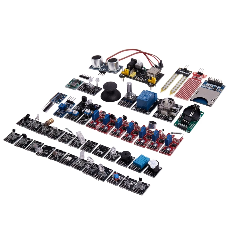 45 шт./компл. Сенсор зарядная Модульная плата для Raspberry Pi образования DIY обновленный Сенсор модуль Starter Kit