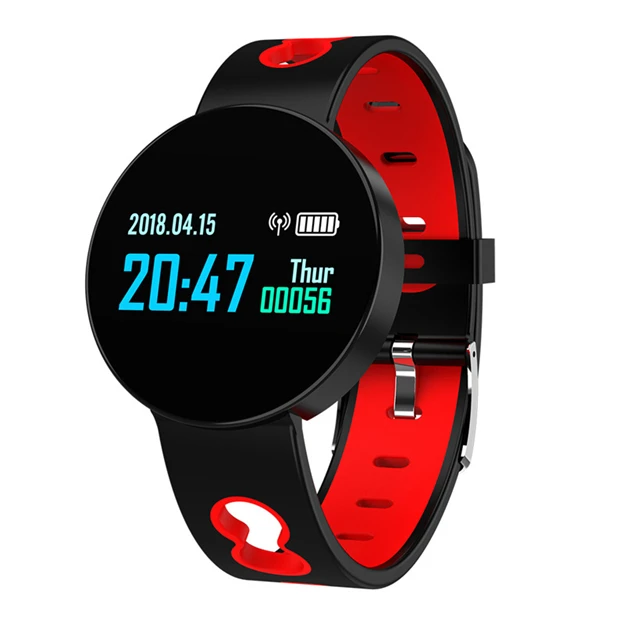 696 LJL11 Z8 Round Alloy body Smart Bracelet Fitness Tracker Watch Waterproof Band Sleep Monitoring Weather Forecast Smart Band 
