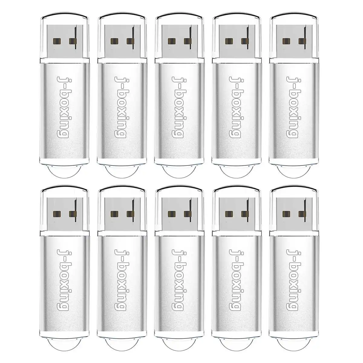 J-boxing 10PCS 64MB USB Flash Drive Bulk 128MB 256MB 512MB Small Cacapity Thumb Drives Zip Jump drive Memory Stick Silver | Компьютеры и