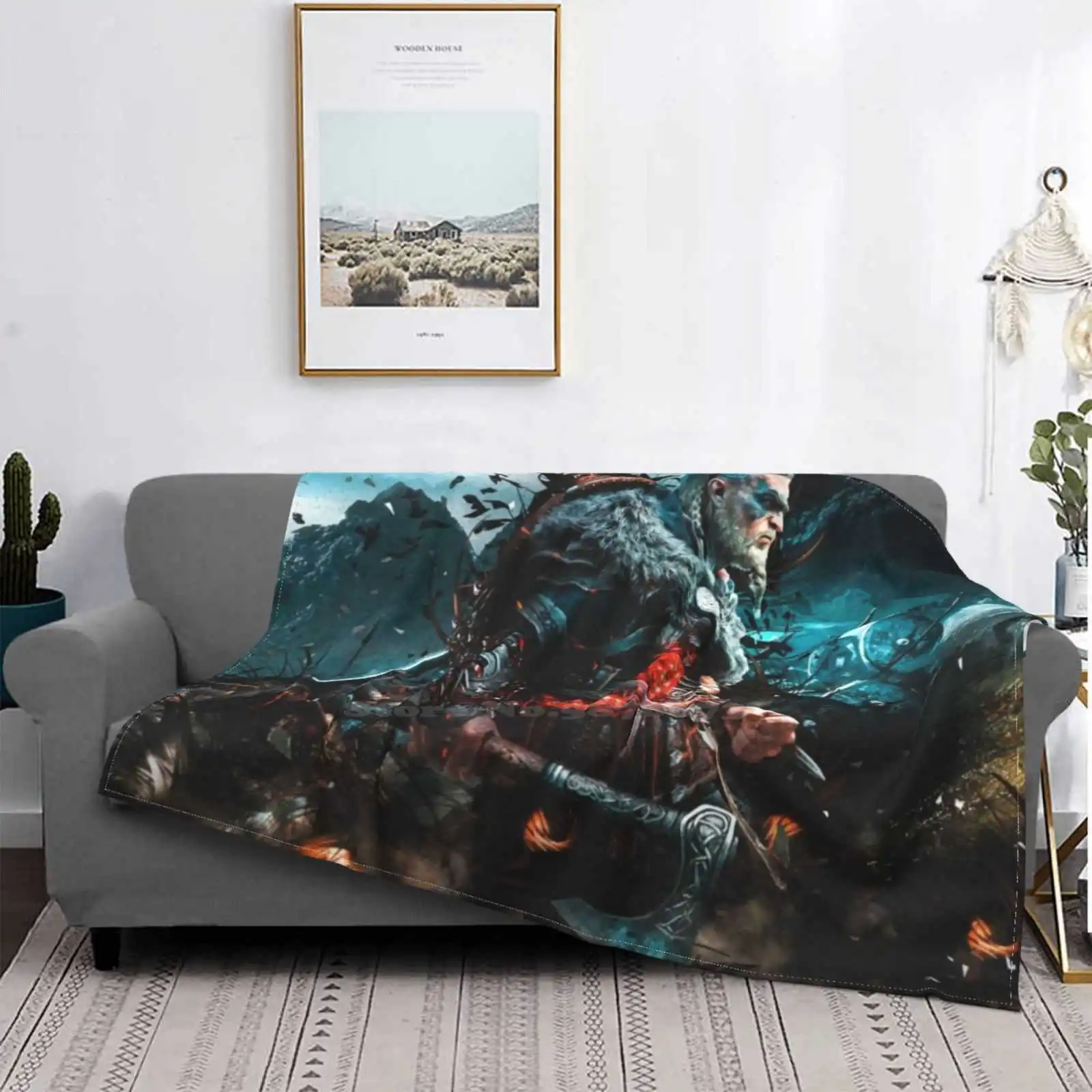 Four Seasons Confortevole Warm Soft Throw Coperta Creed Assassins Ezio Killer Valhalla Altair Valhalla Connor Game Logo